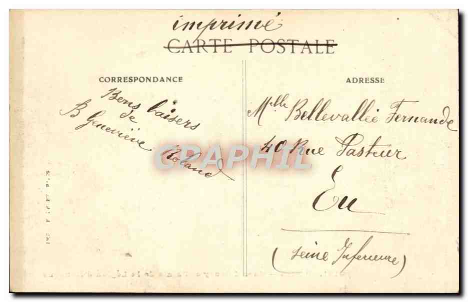 CPA Paris Gare D'Orsay Et Palais De La Legion D'Honneur Tramway — Rückseite