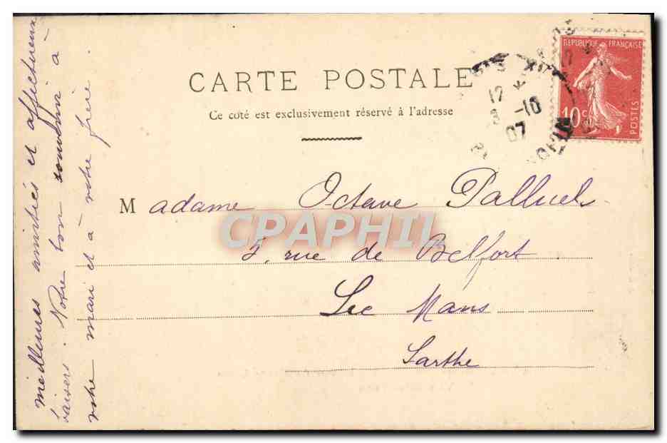 Manufacture des Gobelins — Innenansicht — J. L. Verlag Paris — Rückseite