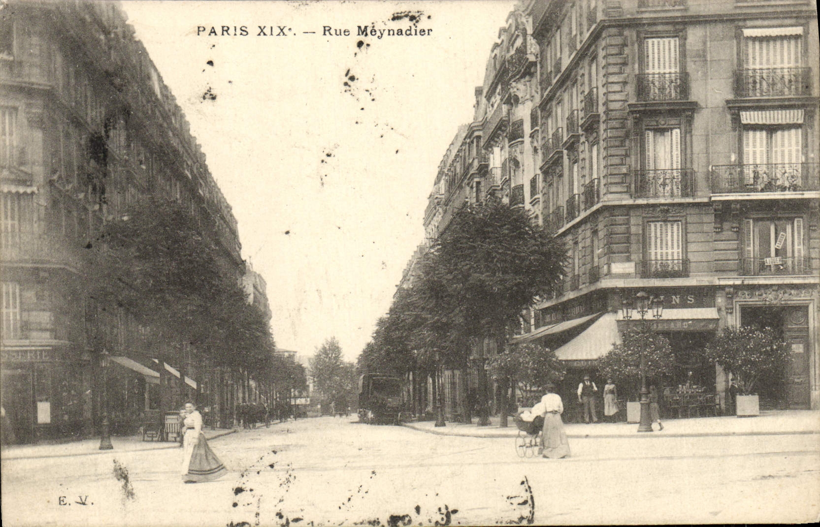 CPA Paris Rue Meynadier