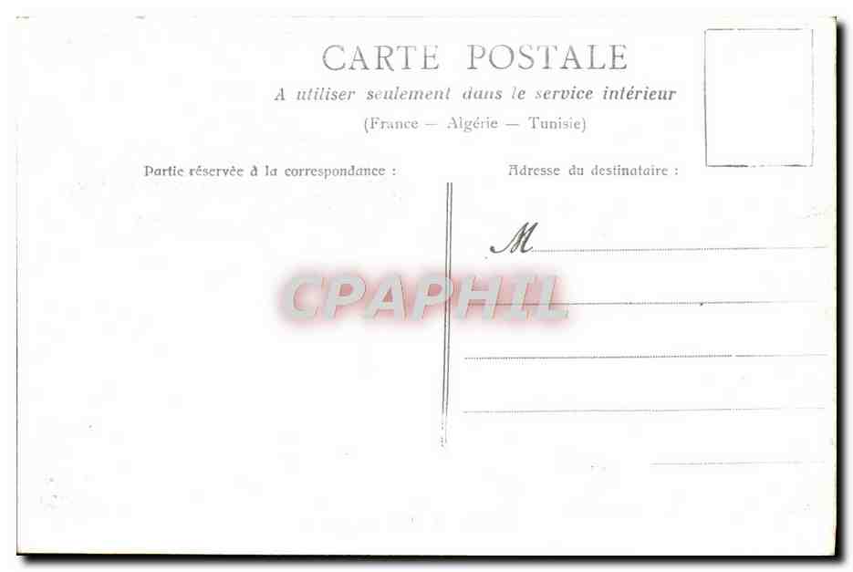CPA Paris La Bourse — Rückseite