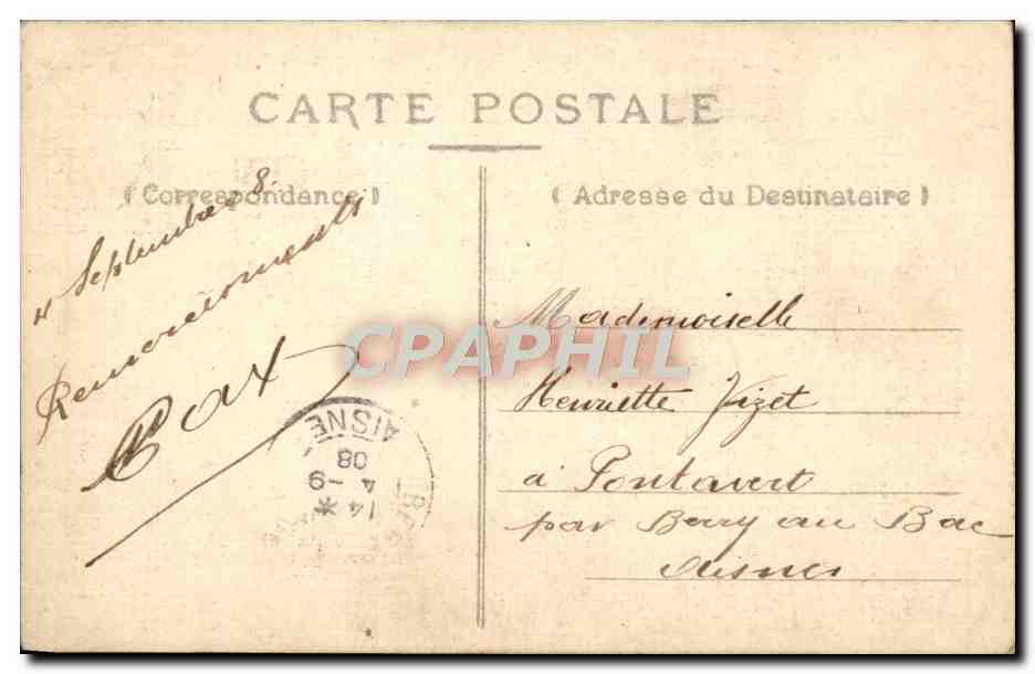 CPA Paris Triomphe De La Republique (carte toilee) — Rückseite