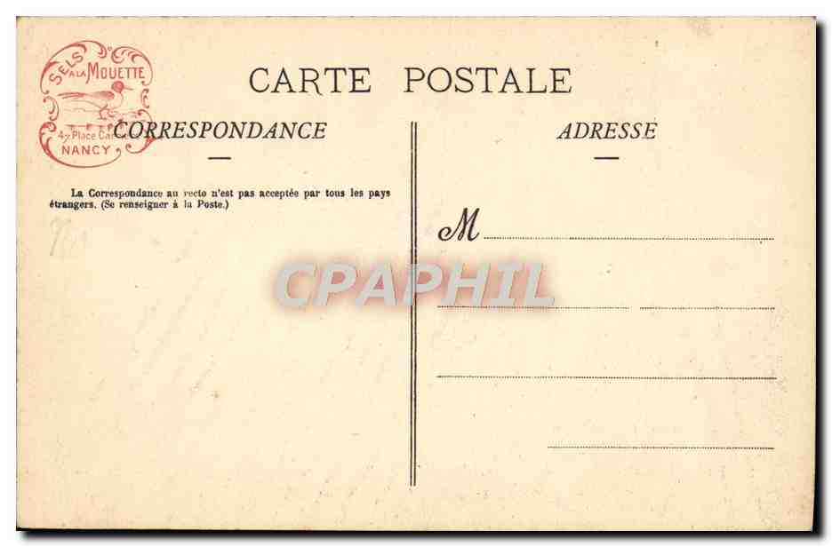 CPA Paris Hopital De La Pitie — Rückseite