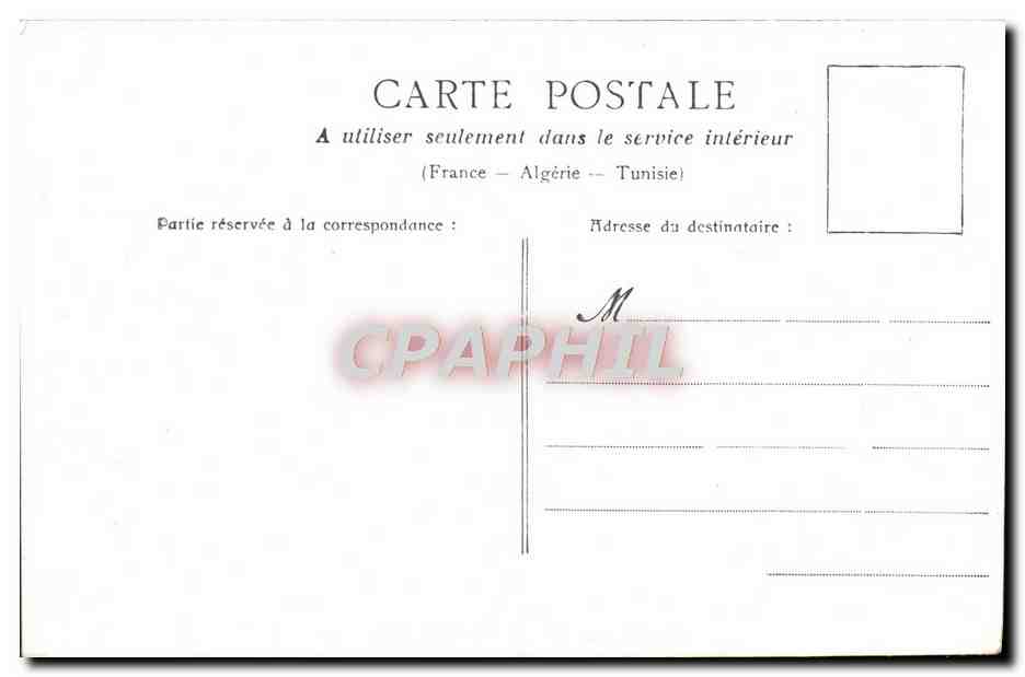 CPA Paris L'Hotel De Ville — Rückseite