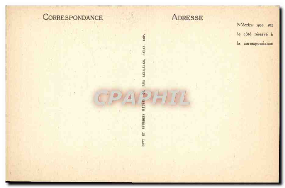 CPA Paris La Tour St Jacques — Rückseite