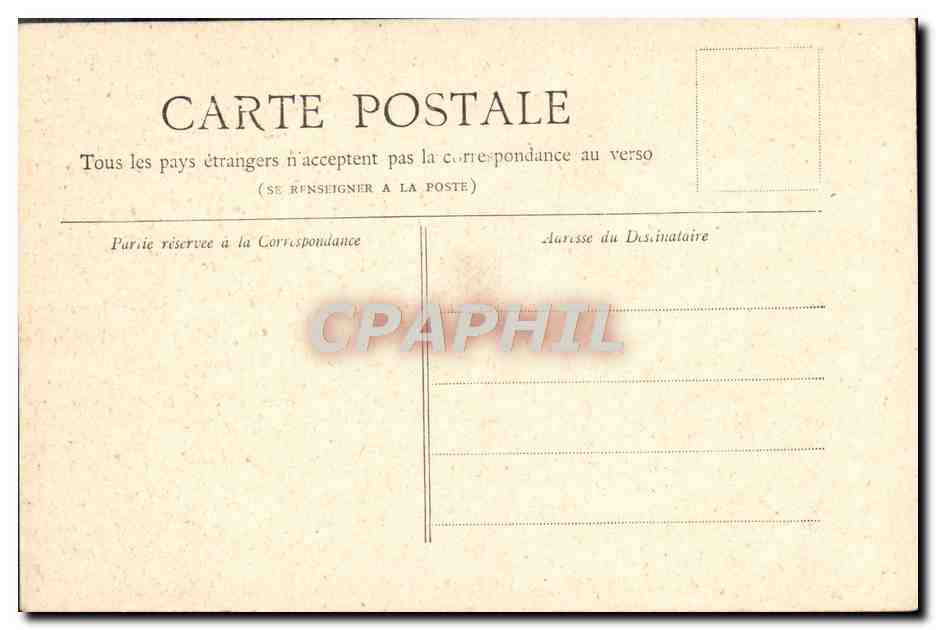 CPA Paris Le Val De Grace — Rückseite