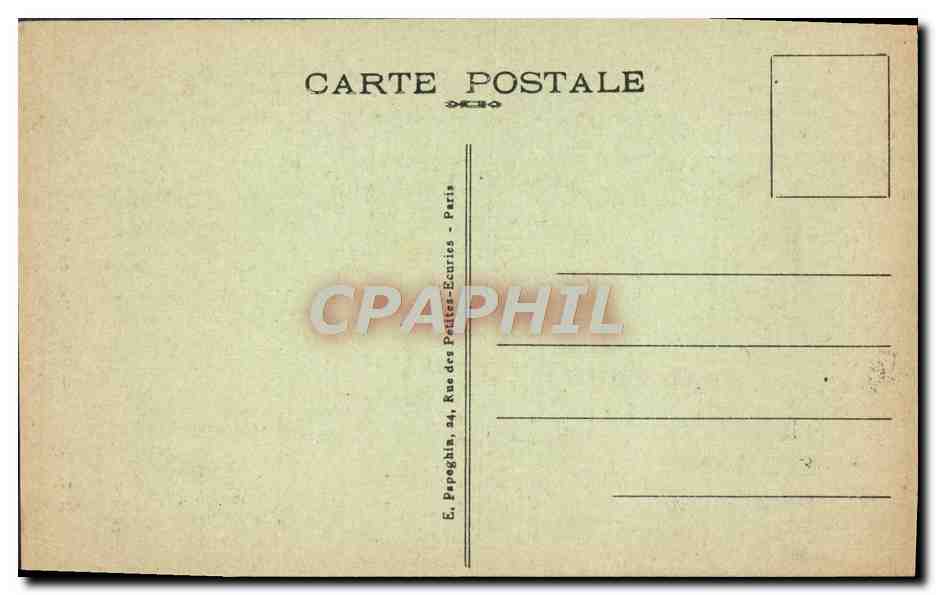 CPA Paris L'Escalier De l'Opera  — Rückseite
