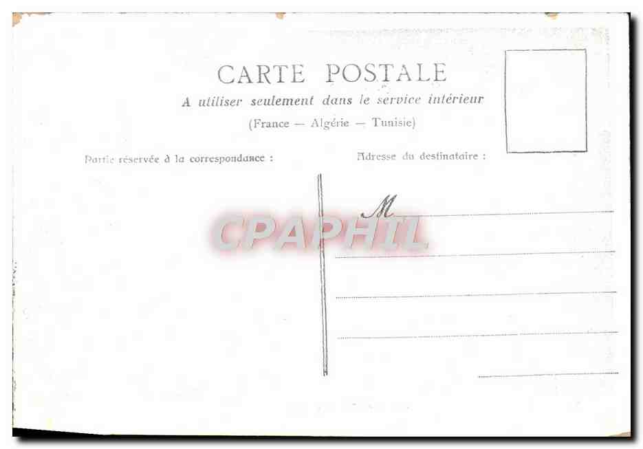 CPA Paris La Porte St Denis — Verso