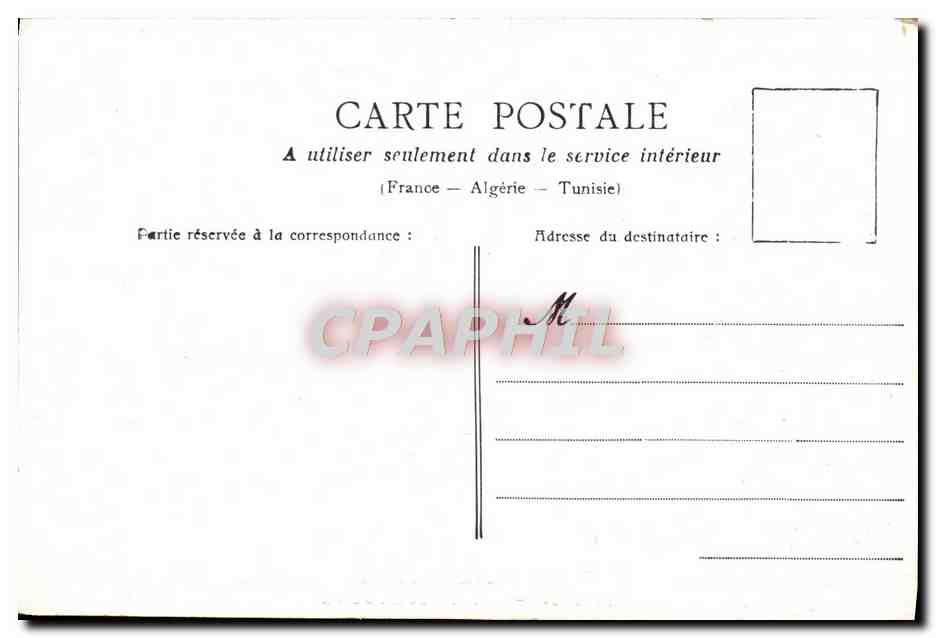 CPA Paris Le Prefecture Notre Dame — Rückseite