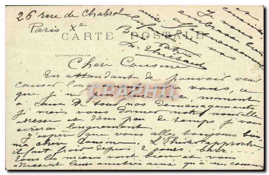 CPA Paris La Sainte Chapelle Construit Sur l'Ordre De St Louis — Verso