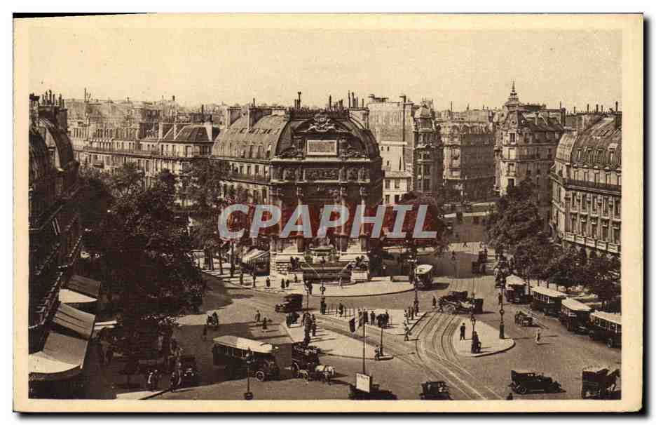 CPA Paris La Place Saint Michel