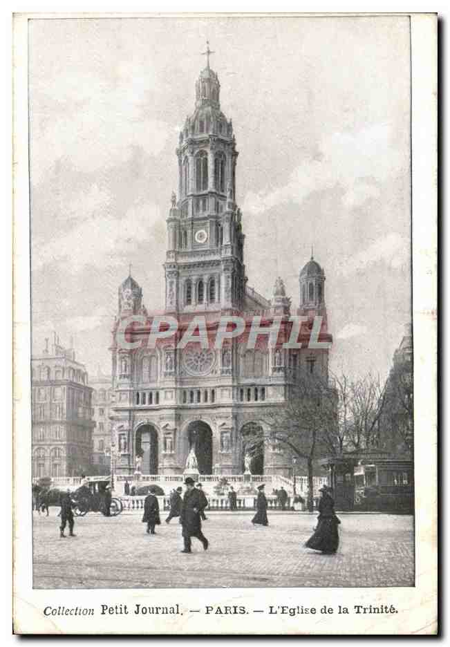 CPA Paris L'Eglise De La Trinite