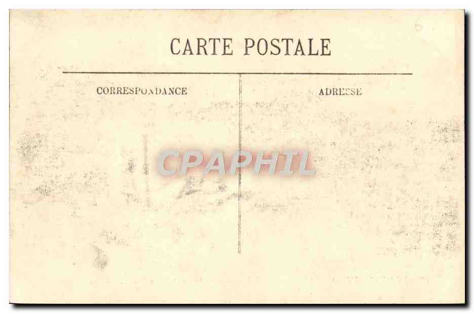 CPA Inondations De Paris Les Degats Quai Du Louvre — Rückseite