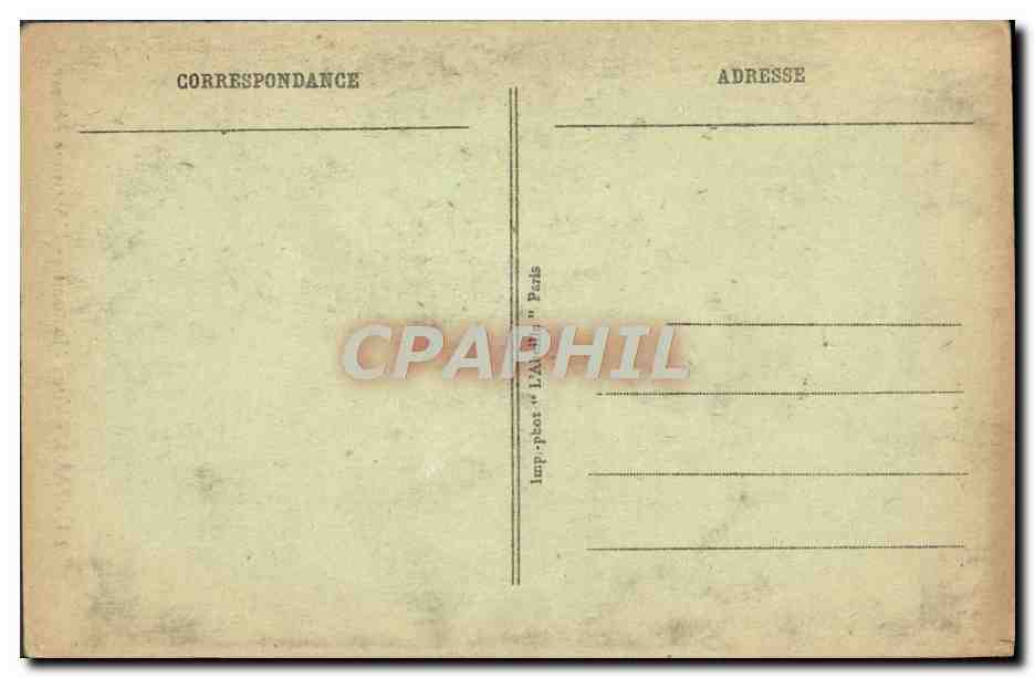 CPA Paris Vieux Montmartre L'Ancienne Abbaye — Rückseite