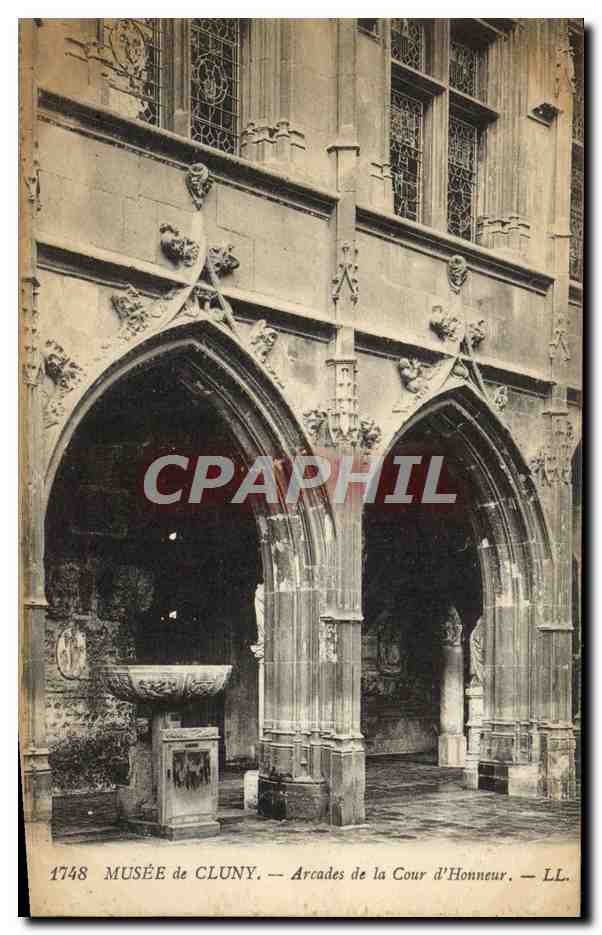 CPA Musee De Cluny Arcades De La Cour D'Honneur