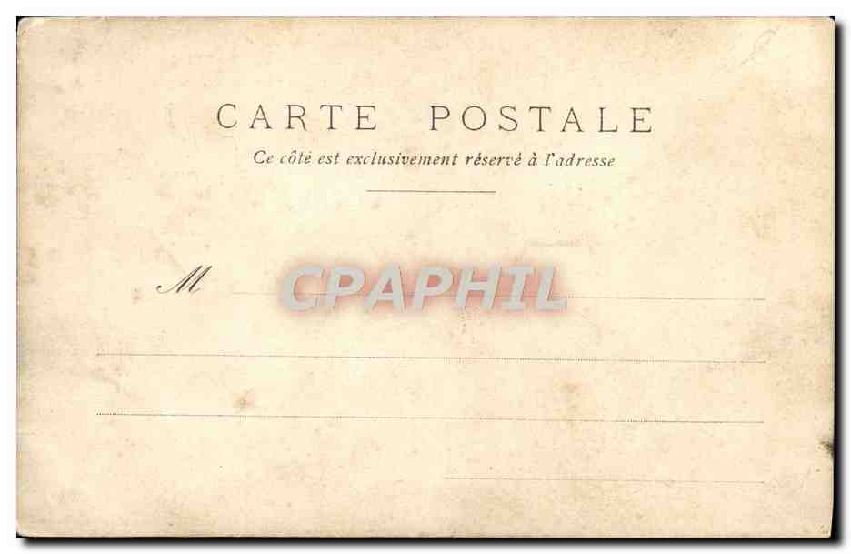 CPA Paris Place De La Concorde — Rückseite