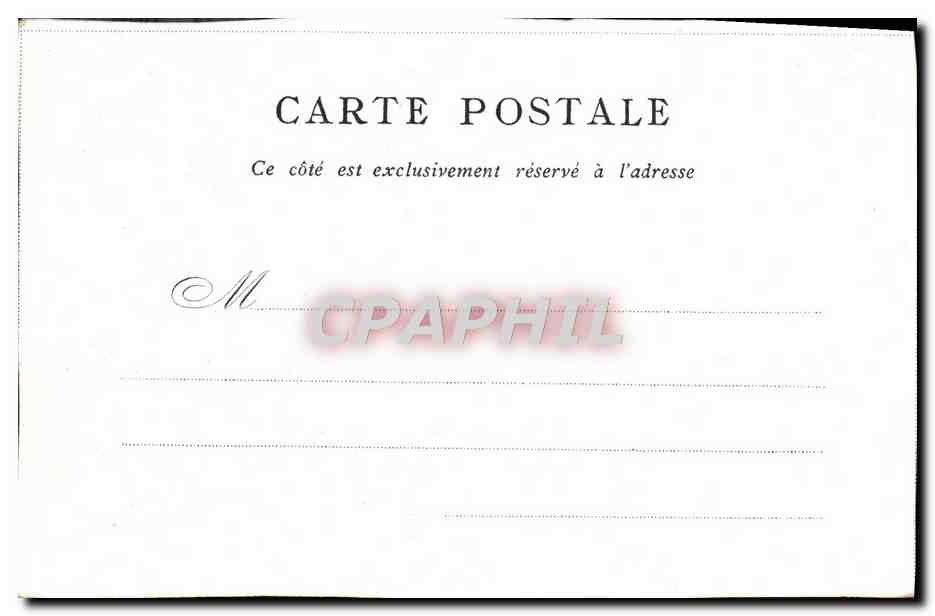 CPA Place De La Concorde Par Le Bon Marche Paris — Rückseite