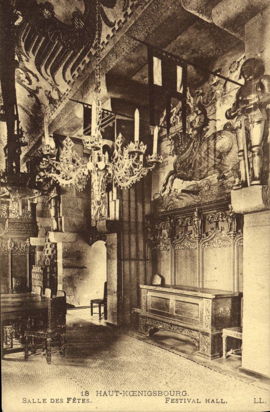 Salle des Fêtes — Haut-Kœnigsbourg — LL.