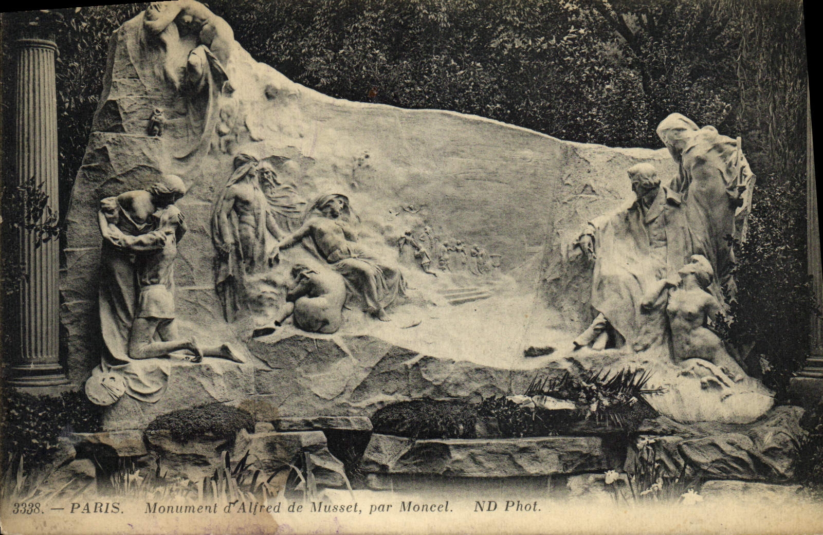 CPA Paris Monument D'Alfred De Musset Par Moncel