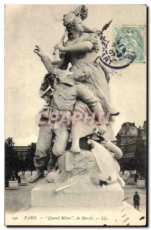 CPA Paris Quand Meme Du Mercie