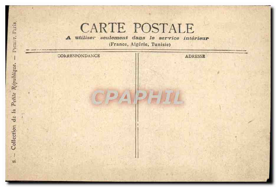 CPA Paris Le Monument De Victor Hugo — Verso