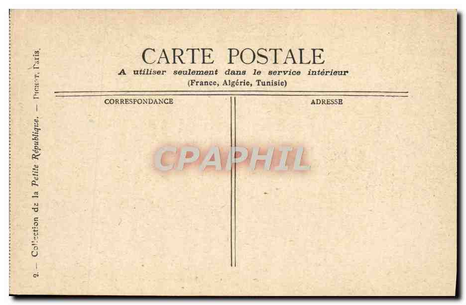 CPA Paris La Statue D'Etionne Dolet — Rückseite