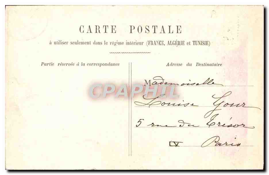 CPA Paris Guy De Maupassant — Rückseite