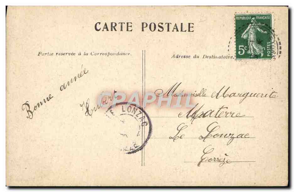 CPA Paris Claude Bernard — Rückseite