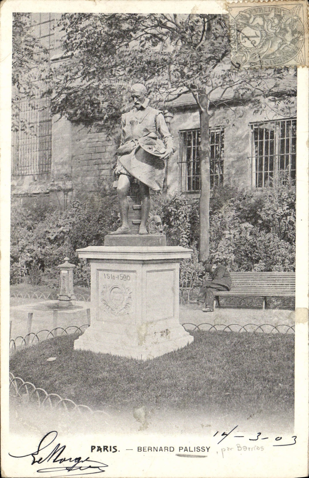 CPA Paris Bernard Palissy