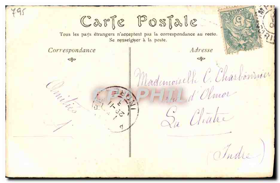 CPA Moeurs Et Coutumes De L'Ancien Paris La Petite Fruitiere Epoque louis XVIII — Rückseite