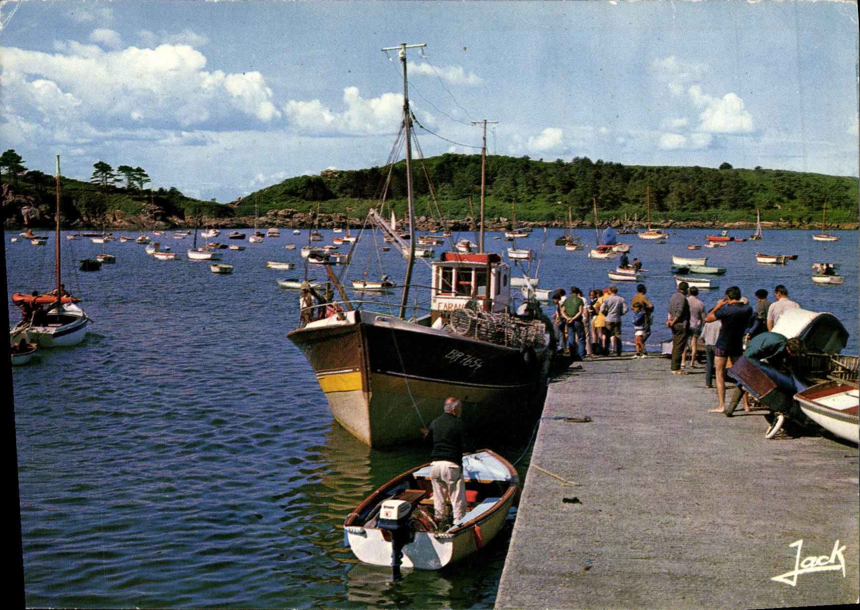 Le port de Trozoùl — La côte de granit rose — Éditions d'Art Trebeurden