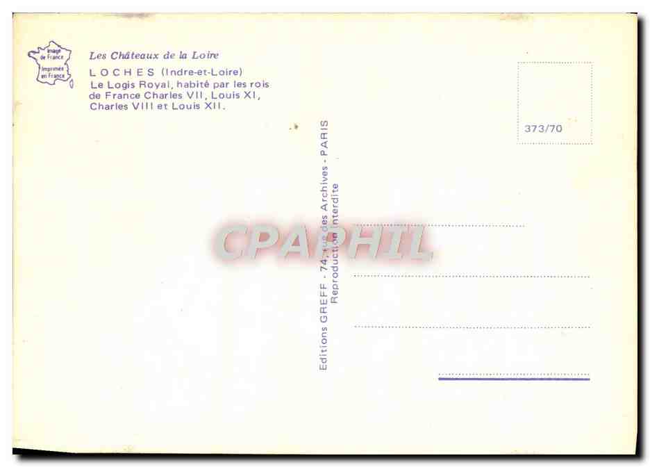 Château de Loches — Logis Royal — Éditions Greff — Reverso