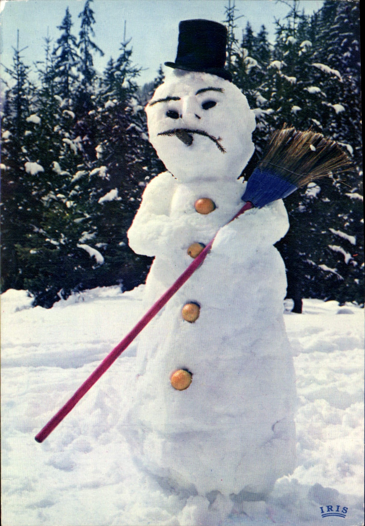 CPM Le bonhomme de neige