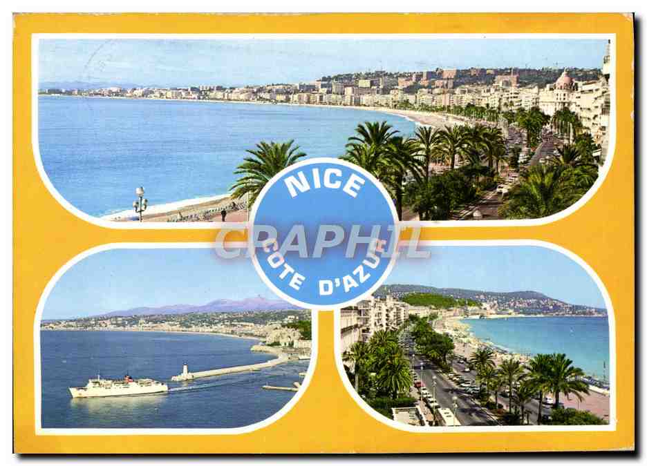 CPM Nice Cote D'Azur French Riviera La Promenade des Anglais La Baie des Anges