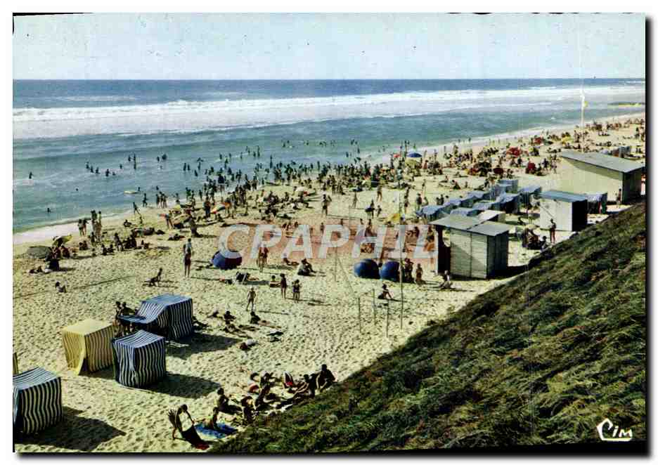 CPM Mimizan La grande Plage de sable Fin