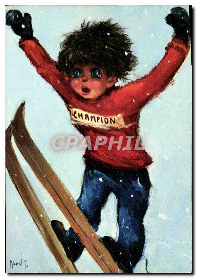 CPM Poulbot de Michel Thomas Ski Enfant 