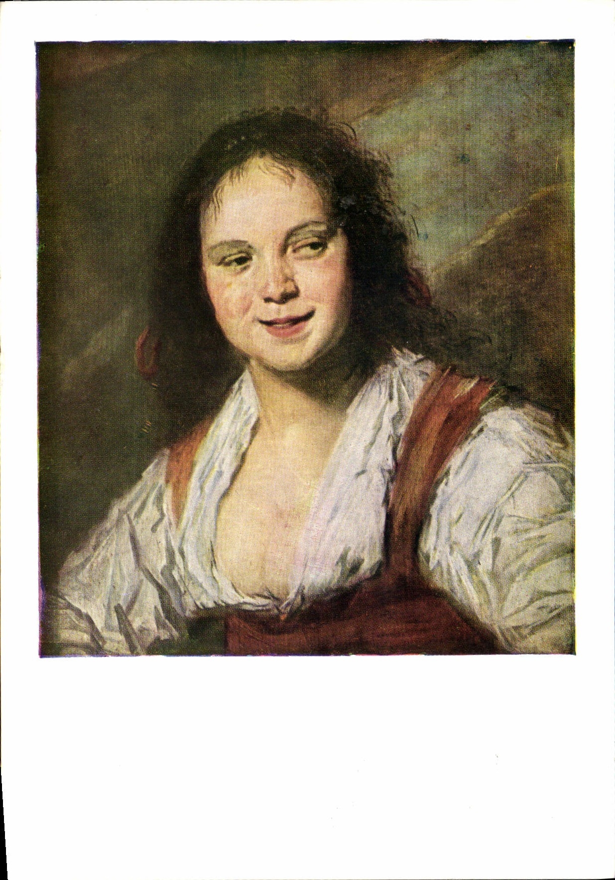 Modern Postcard The Gypsy Frans Hals Louvre Museum Paris
