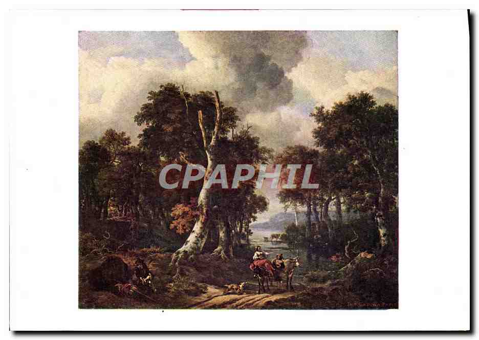 CPM Jacob Ruysdael La foret Paris Musee du Louvre