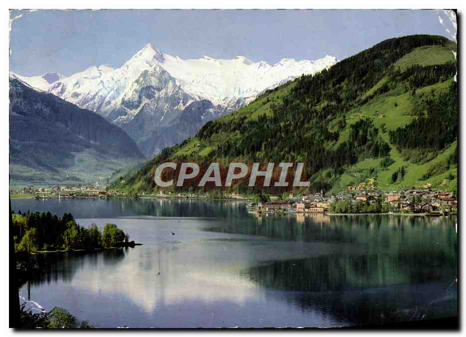 Zell am See — vue du lac et des montagnes — éditeur CPAPHIL