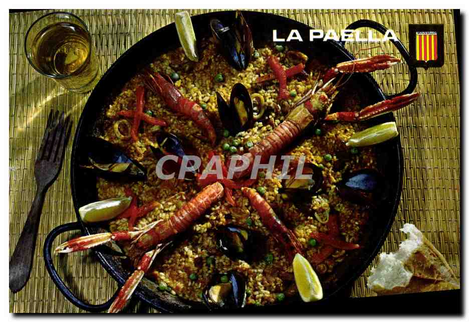 CPM Roussillon Gastronomique Paella Valenciana