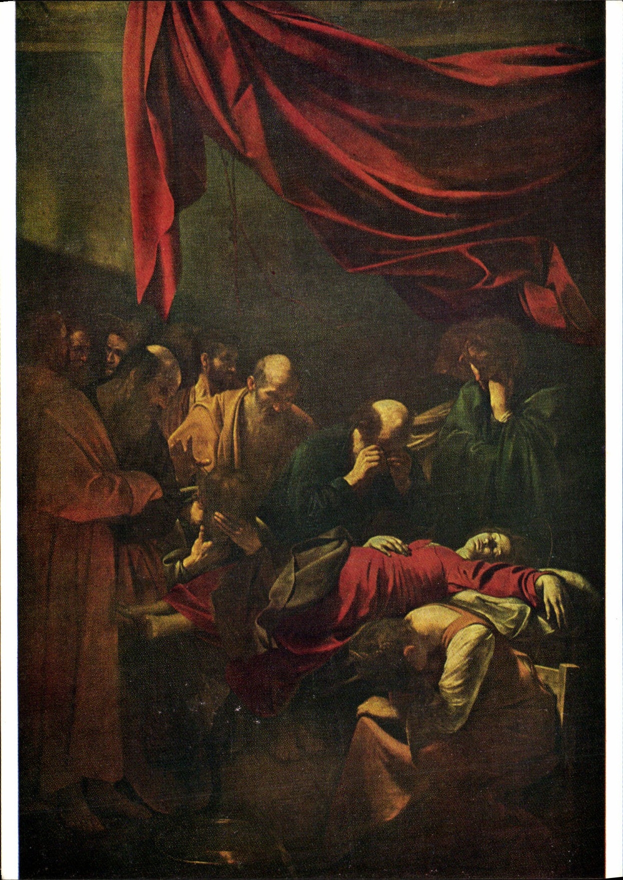 CPM Michelangelo Merisi dit le Caravage La mort de la vierge 