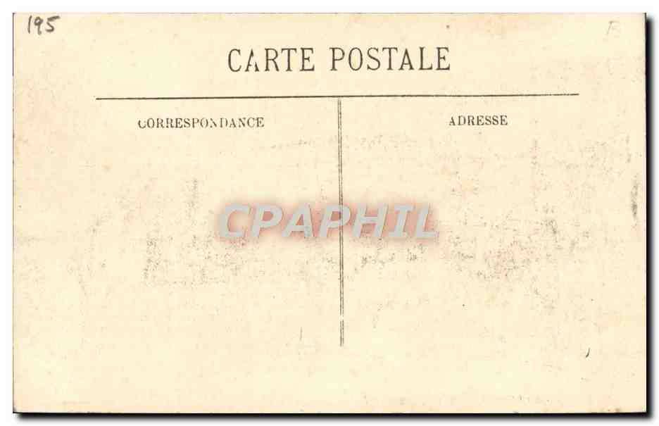 CPM Inondations de Paris Les Sauveteurs Janvier 1910 — Rückseite