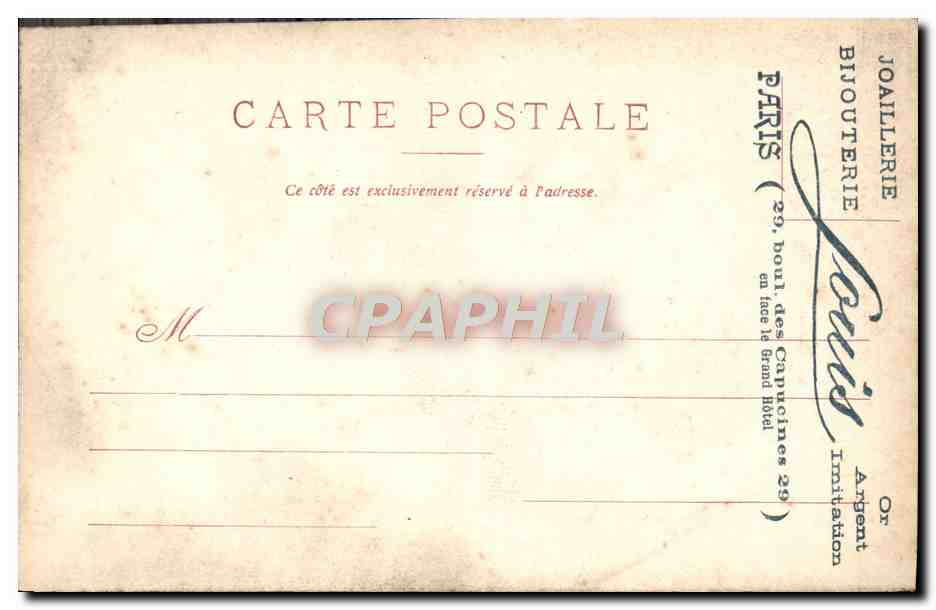 Pavillon des Indes Néerlandaises — Exposition de Paris 1900 — G. Modiano e C. - Milano — Reverso