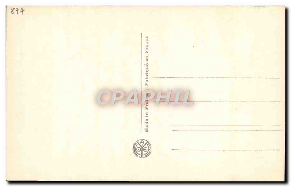 CPA Exposition des Arts Decoratifs Une rue du village Francais  — Verso