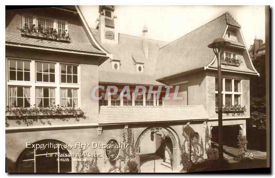 CPA Exposition des Arts Decoratifs La Maison d'Alsace