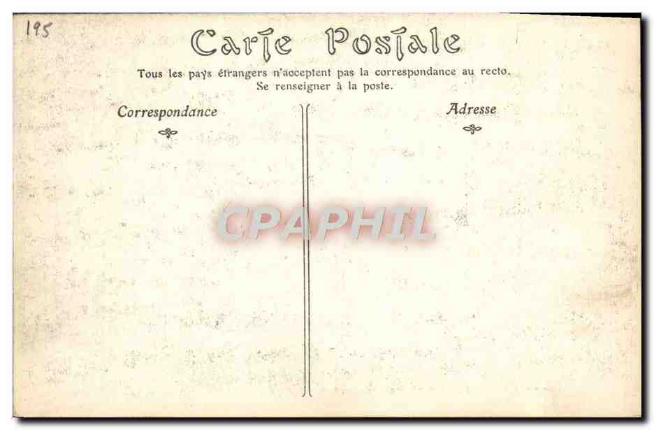 CPA Exposition decennale de l'automobile Novembre 1907 Illumination des Jardins de l'avenue Nicolas II fontaine lumineus — Verso