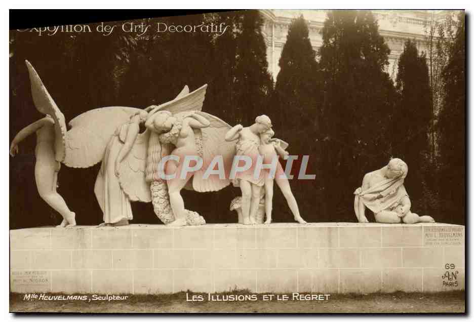 Les Illusions et le Regret — Exposition de l'Art Décoratif 1925 — Paul L. Heuvelmans, Sculpteur