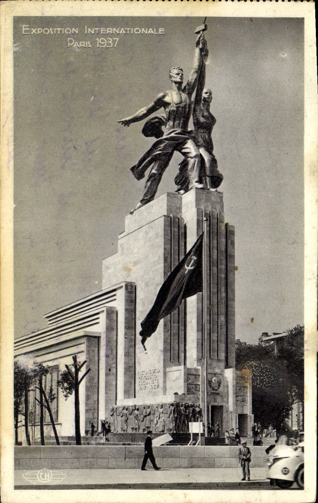 CPA Exposition Internationale Paris 1937 Pavillon de l'URSS Russie Russia