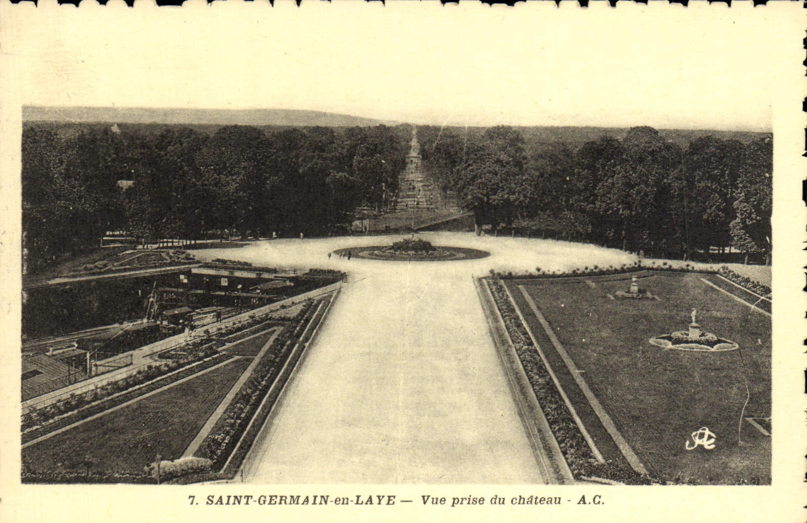 Saint-Germain-en-Laye — Vue prise du château — A.C.