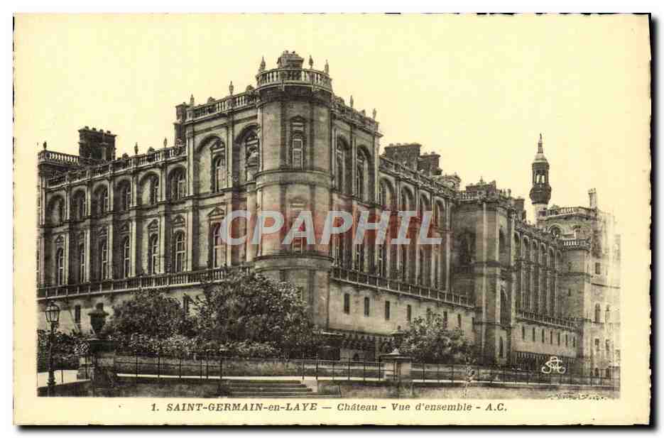 Saint-Germain-en-Laye — Château — Vue d'ensemble — A.C.
