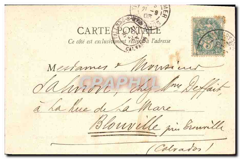 Montfort-l'Amaury (S.-et-O.) — Ancien Cloître — A. Bourdier, imp.-édit., Versailles — Reverso